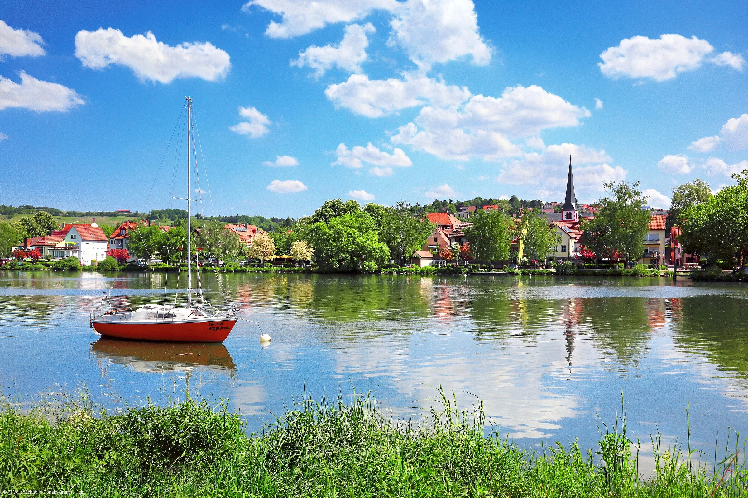 Uferpromenade (Veitshöchheim, Fränkisches Weinland)