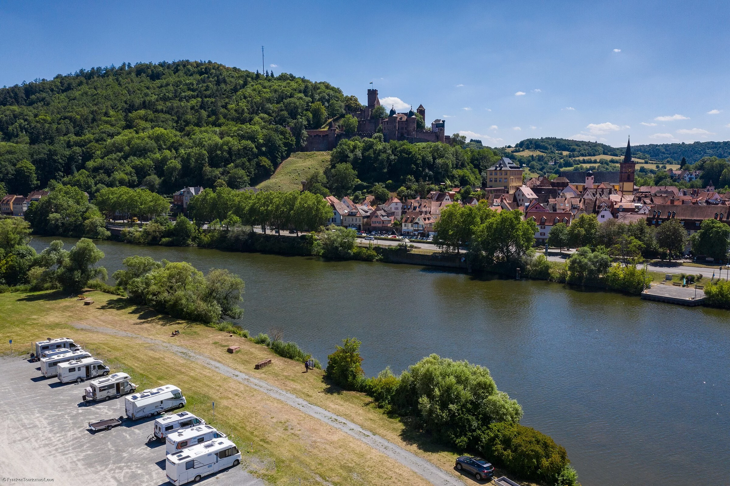 Burg Wertheim am Main mit Wohnmobilstellplatz (Wertheim/Liebliches Taubertal)