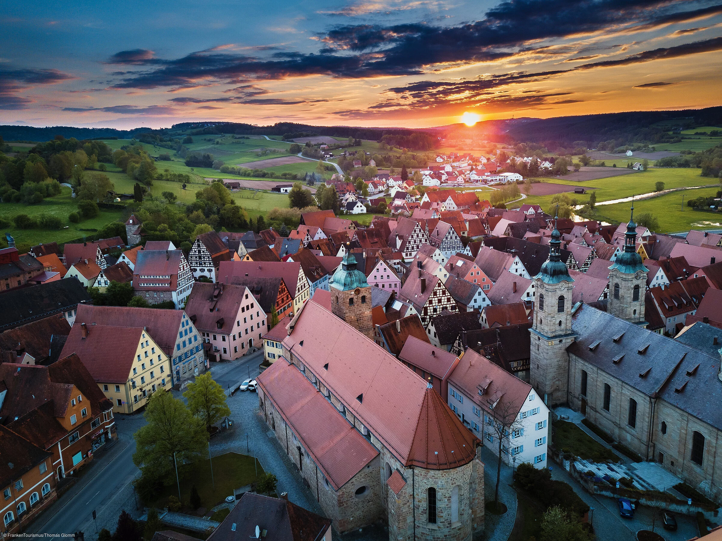 Stadtimpression (Fränkisches Seenland)