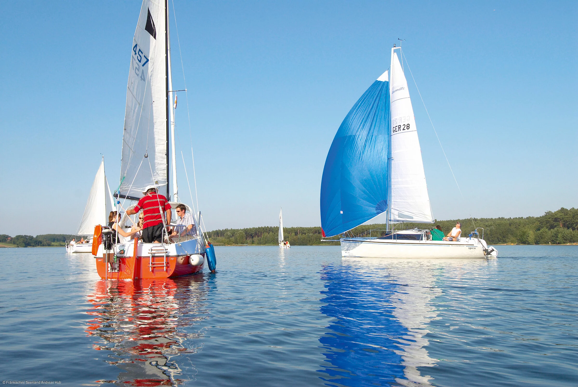 Segeln am Rothsee (Fränkisches Seenland)