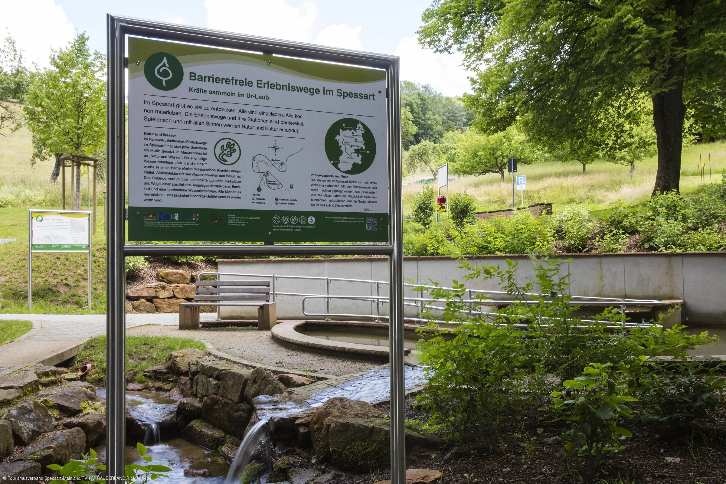 Barrierefreie Wassertretanlage (Mespelbrunn, Spessart-Mainland)