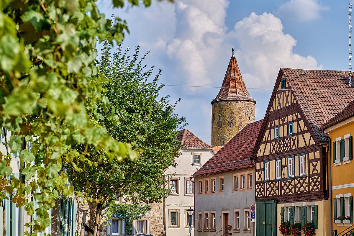 Stadtkern mit Fachwerk (Prichsenstadt/Steigerwald)